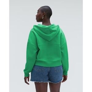 Everlane Sweatshirt Womens Green Mint The Track Hoodie Pullover Fleece
